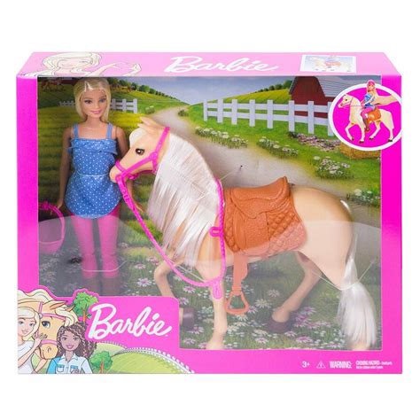 barbie doll & horse blonde.